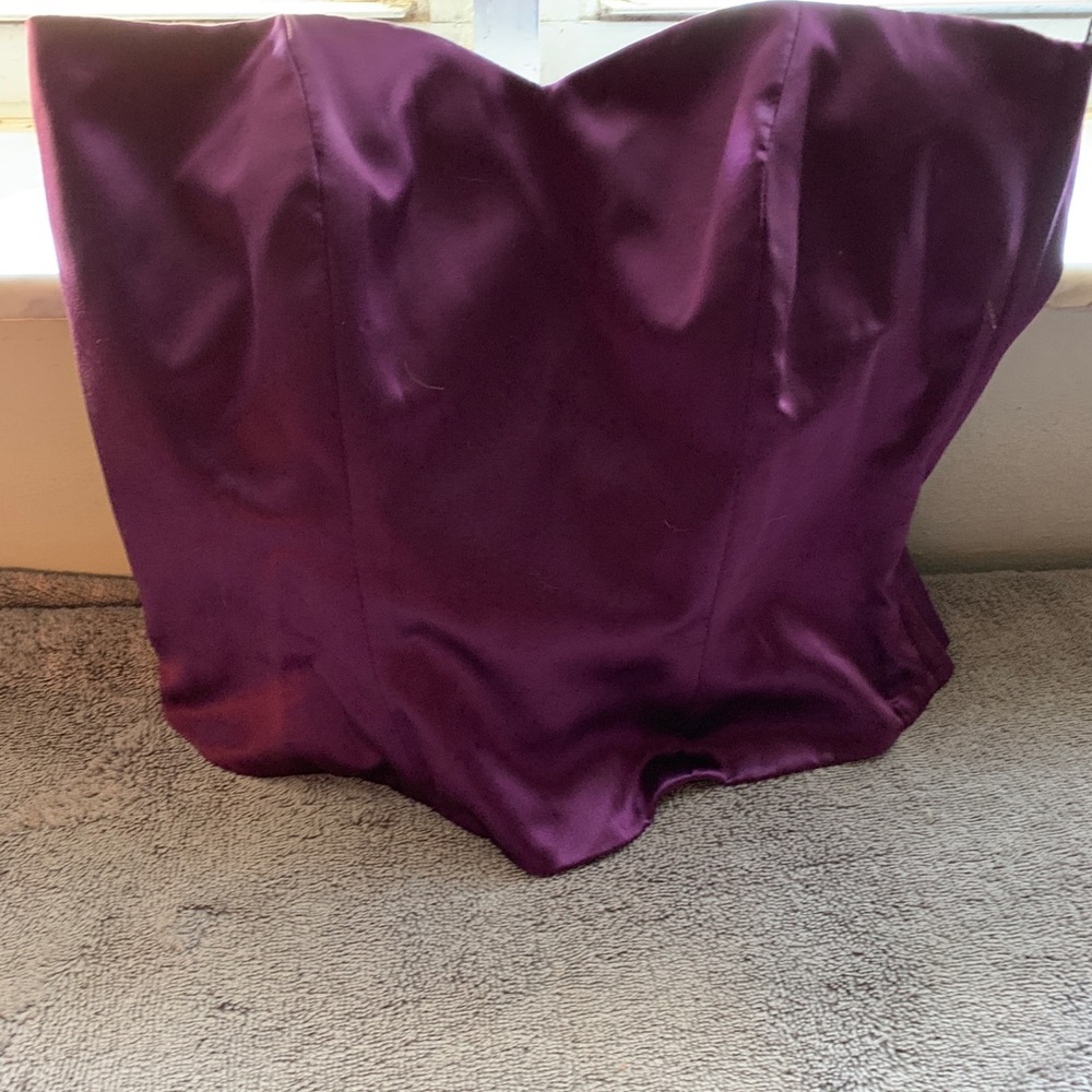 Bustier. Satin
